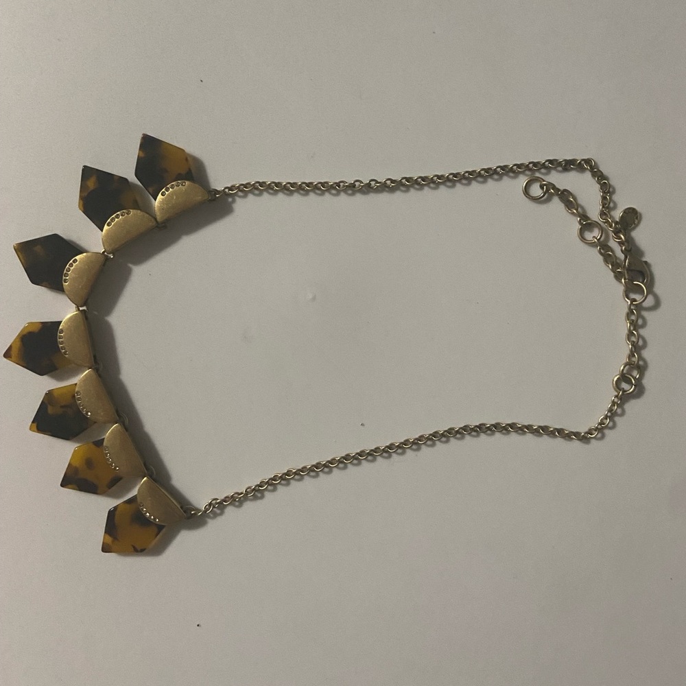 J.Crew Tortoiseshell Necklace
